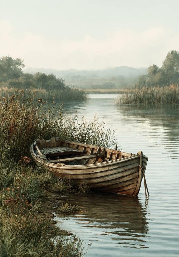 A countryside pond