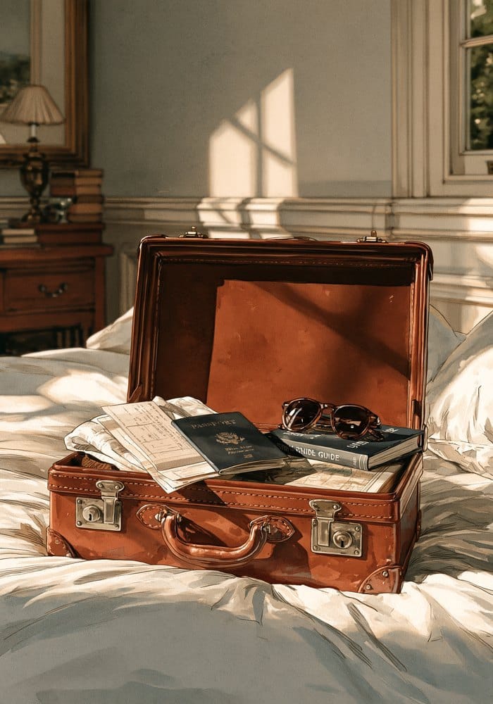 Packed for a trip