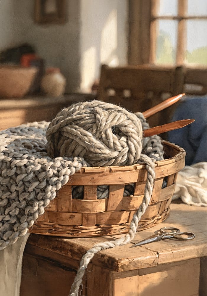 The knitting basket