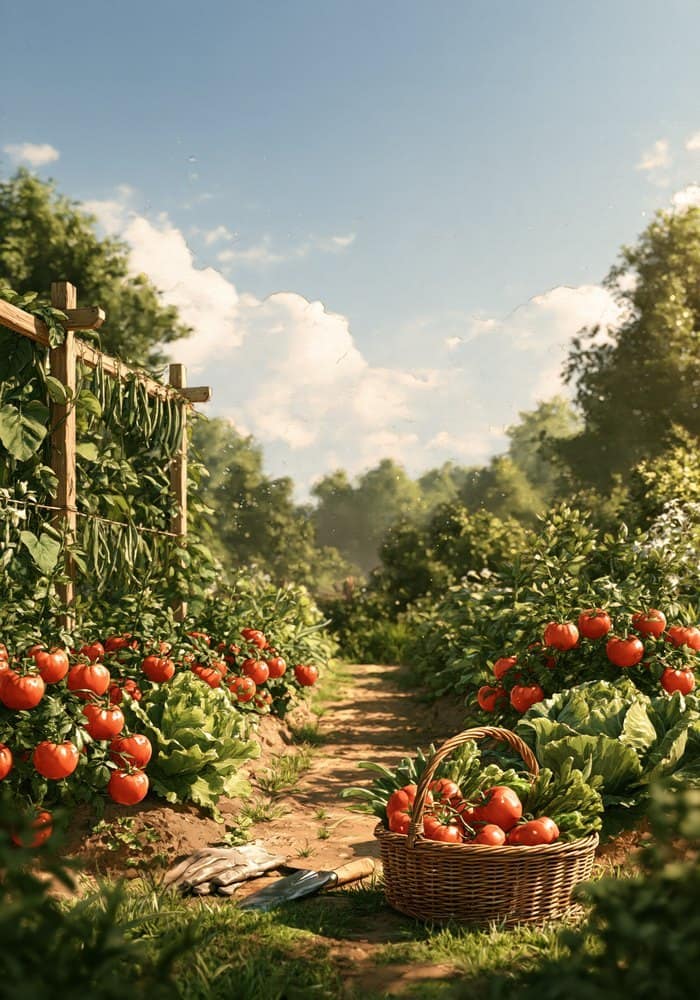 The vegetable patch